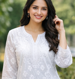 Noor-e-Lucknow Chikan Kurti